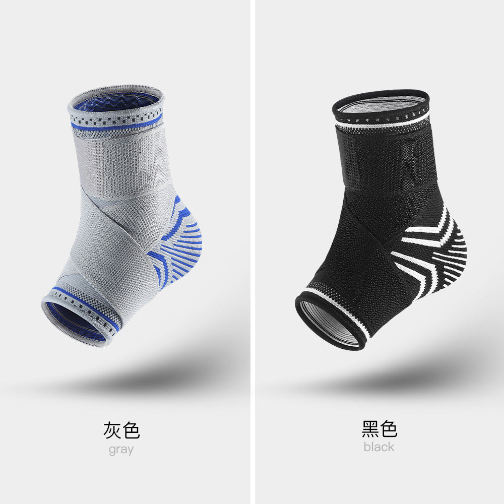 Manufacturers wholesale knitted strap basketball fitness ankle socks sports cycling anti-slip silicone ankle brace