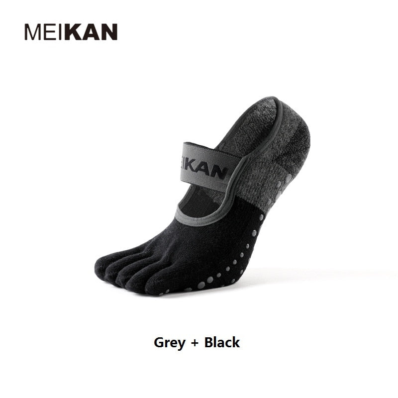 Women Yoga Socks Toe, High-Quality Terry Sole Anti-Skid