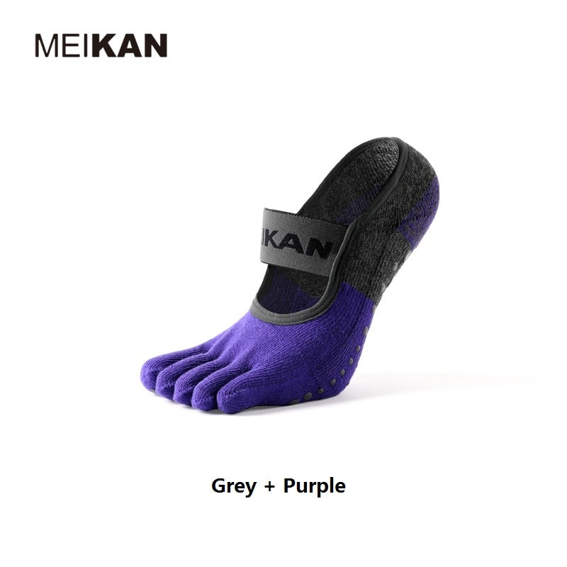 Women Yoga Socks Toe, High-Quality Terry Sole Anti-Skid