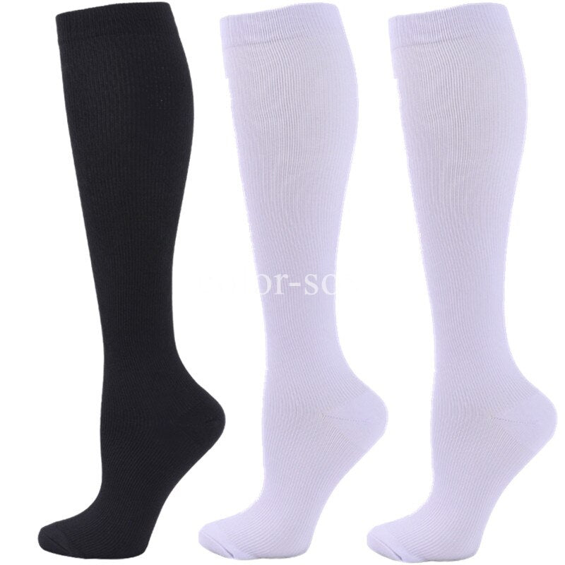 3 Pair Knee High  for  Varicose Veins,   Anti Fatigue, Pain Relief Compression Stockings