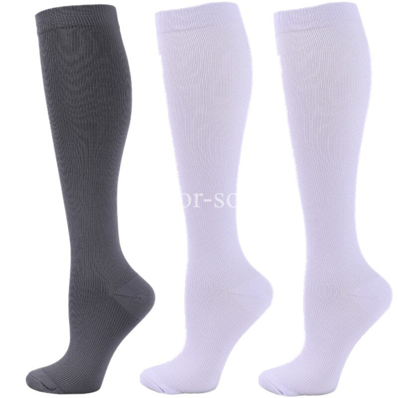 3 Pair Knee High  for  Varicose Veins,   Anti Fatigue, Pain Relief Compression Stockings