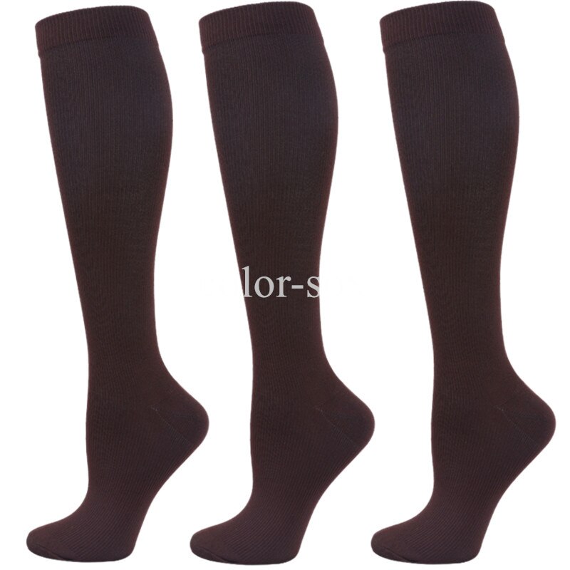 3 Pair Knee High for Varicose Veins, Anti Fatigue, Pain Relief Compression Stockings